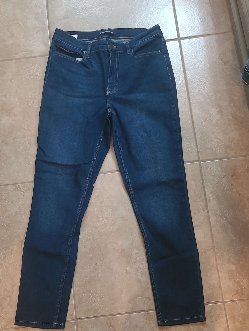 Calvin KLEIN Slim Dark Blue Jeans